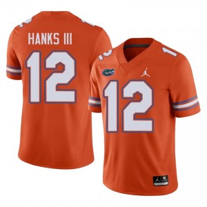 UF Gators #12 Ben Hanks III Orange Football Jersey | Men's NCAA Authentic Edition 59301019