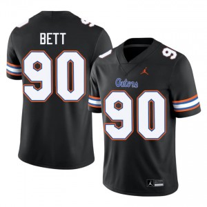 Brendan Bett #90 Florida Gators Black Football NCAA Jersey | Men's Official Team Gear 63564680