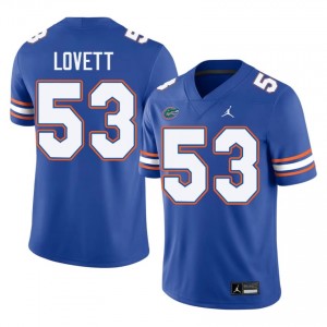 Bryce Lovett Gators #53 Royal Football Jersey | Men's Authentic University Edition 77976218