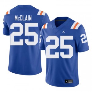 UF Gators #25 Cormani McClain Royal Football Alternate Jersey | Men's NCAA Authentic Edition 95571159