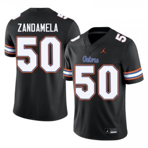 Jason Zandamela Gators #50 Black Football Jersey | Men's Authentic NCAA Edition 58282532