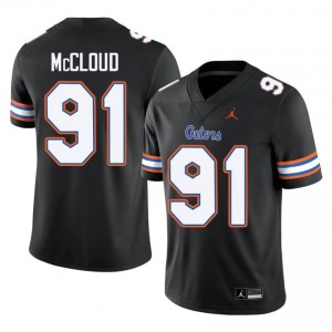#91 Jeramiah McCloud Florida Black Men's Jersey | Premium NCAA Football Gear 60601512