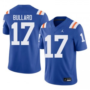 UF Gators #17 Titus Bullard Royal Football Alternate Jersey | Men's NCAA Authentic Edition 44114664