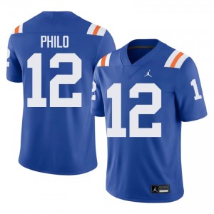 Aaron Philo #12 Florida Gators Royal Football College Alternate Jersey | Men's Official Team Gear 86048163