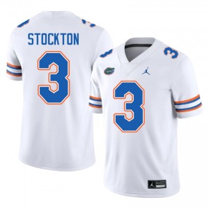 Bailey Stockton #3 Florida Gators White Football High School Jersey | Men's Official Team Gear 74804512