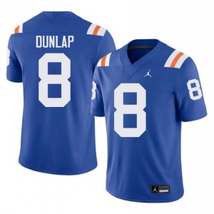 UF Gators #8 Carlos Dunlap Royal Football Alternate Jersey | Men's NCAA Authentic Edition 56039927