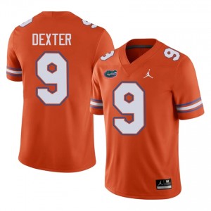 Gervon Dexter Gators #9 Orange Football Jersey | Men's Authentic Player Edition 58599837