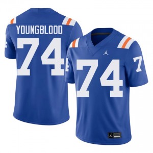 #74 Jack Youngblood Florida Royal Men's Alternate Jersey | Premium College Football Gear 29452561
