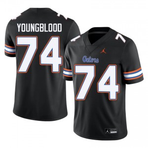 Jack Youngblood Gators #74 Black Football Jersey | Men's Authentic NCAA Edition 38961359