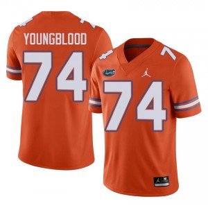 UF Gators #74 Jack Youngblood Orange Football Jersey | Men's NCAA Authentic Edition 45898187