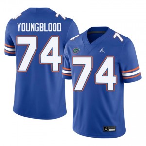 #74 Jack Youngblood Florida Royal Men's Jersey | Premium University Football Gear 82578988