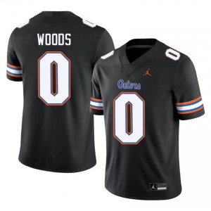 UF Gators #0 Jayden Woods Black Football Jersey | Men's NCAA Authentic Edition 20715366