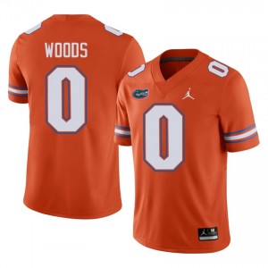Jayden Woods #0 Florida Gators Orange Football Player Jersey | Men's Official Team Gear 64008237