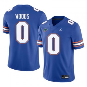 Jayden Woods Gators #0 Royal Football Jersey | Men's Authentic University Edition 78543809