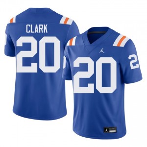 Kanye Clark Gators #20 Royal Football Alternate Jersey | Men's Authentic College Edition 17667000
