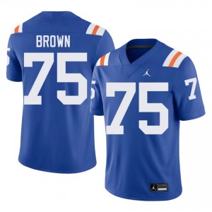 #75 Lomas Brown Florida Royal Men's Alternate Jersey | Premium College Football Gear 54024132