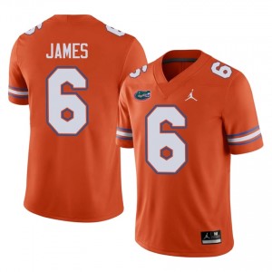 #6 Shemar James Florida Orange Men's Jersey | Premium Player Football Gear 78464015