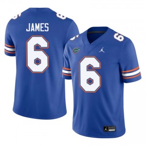 UF Gators #6 Shemar James Royal Football Jersey | Men's NCAA Authentic Edition 72477622