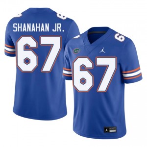 TJ Shanahan Jr. #67 Florida Gators Royal Football University Jersey | Men's Official Team Gear 89979168