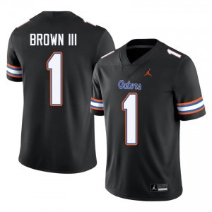 Vernell Brown III #1 Florida Gators Black Football NCAA Jersey | Men's Official Team Gear 75505749