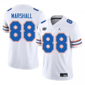Wilber Marshall Gators #88 White Football Jersey | Men's Authentic High School Edition 95861066