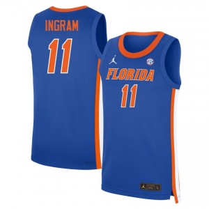 CJ Ingram #11 Florida Gators Royal Basketball NCAA Jersey | Men's Official Team Gear 27529975