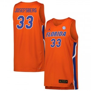 #33 Cooper Josefsberg Florida Orange Men's Jersey Premium NCAA Basketball Gear 66922135