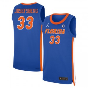 Cooper Josefsberg #33 Florida Gators Royal Basketball Player Jersey | Men's Official Team Gear 28278647