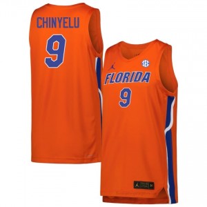 #9 Rueben Chinyelu Florida Orange Men's Jersey Premium NCAA Basketball Gear 32362750