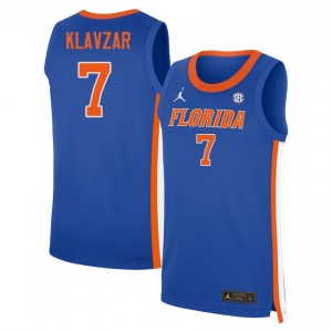Urban Klavzar #7 Florida Gators Royal Basketball High School Jersey | Men's Official Team Gear 10179651