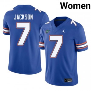 Amir Jackson Gators #7 Royal Football Jersey | Women's Authentic University Edition 53635840