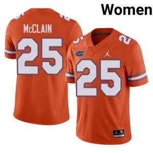 Cormani McClain #25 Florida Gators Orange Football Player Jersey | Women's Official Team Gear 54032766