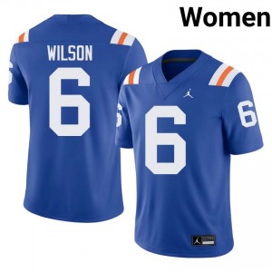 #6 Dallas Wilson Florida Royal Women's Alternate Jersey | Premium College Football Gear 65155436