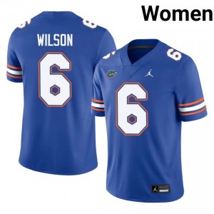 #6 Dallas Wilson Florida Royal Women's Jersey | Premium University Football Gear 25562215