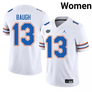 Jadan Baugh #13 Florida Gators White Football High School Jersey | Women's Official Team Gear 48349098