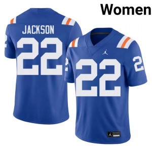 Kahleil Jackson #22 Florida Gators Royal Football College Alternate Jersey | Women's Official Team Gear 39788709