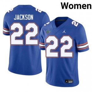 Kahleil Jackson #22 Florida Gators Royal Football University Jersey | Women's Official Team Gear 69869371