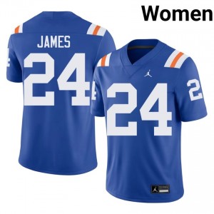 #24 Kamran James Florida Royal Women's Alternate Jersey | Premium College Football Gear 59392023