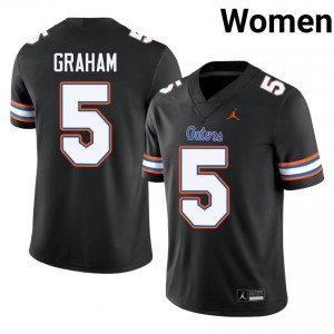 #5 Myles Graham Florida Black Women's Jersey | Premium NCAA Football Gear 51039925