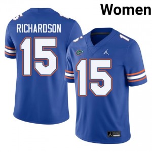 Anthony Richardson #15 Florida Gators Royal Football University Jersey | Women's Official Team Gear 69285629