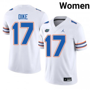 #17 Chimere Dike Florida White Women's Jersey | Premium High School Football Gear 53825234