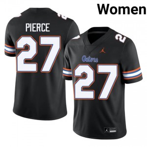 Dameon Pierce Gators #27 Black Football Jersey | Women's Authentic NCAA Edition 35475988