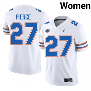 Dameon Pierce #27 Florida Gators White Football High School Jersey | Women's Official Team Gear 99360374