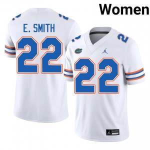 Emmitt Smith #22 Florida Gators White Football High School Jersey | Women's Official Team Gear 70361856