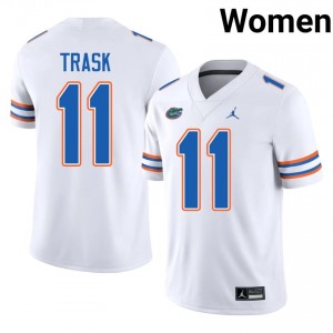 Kyle Trask Gators #11 White Football Jersey | Women's Authentic High School Edition 55902604