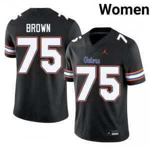 #75 Lomas Brown Florida Black Women's Jersey | Premium NCAA Football Gear 37662745