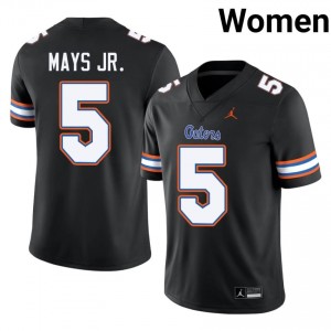 Micah Mays Jr. Gators #5 Black Football Jersey | Women's Authentic NCAA Edition 73759574