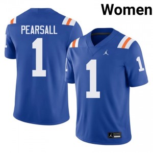 #1 Ricky Pearsall Florida Royal Women's Alternate Jersey | Premium College Football Gear 56972114