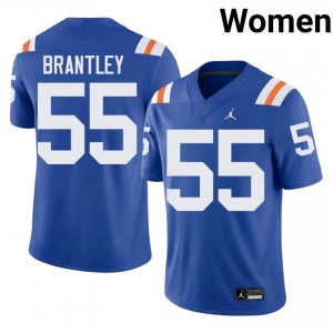 #55 Scot Brantley Florida Royal Women's Alternate Jersey | Premium College Football Gear 61764352