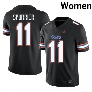 Steve Spurrier #11 Florida Gators Black Football NCAA Jersey | Women's Official Team Gear 45423578